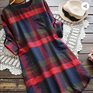 New With Tags Medium Cupshe Plaid Dress